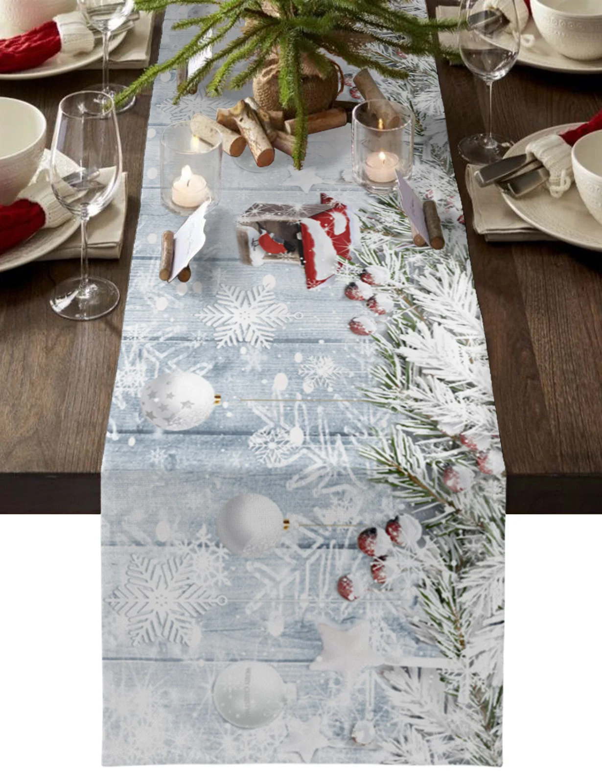 

Рождественская рубашка, лист, ананас, шар, винтажное свадебное украшение, стол, кухонный журнальный столик, обеденный стол, ткань для дома