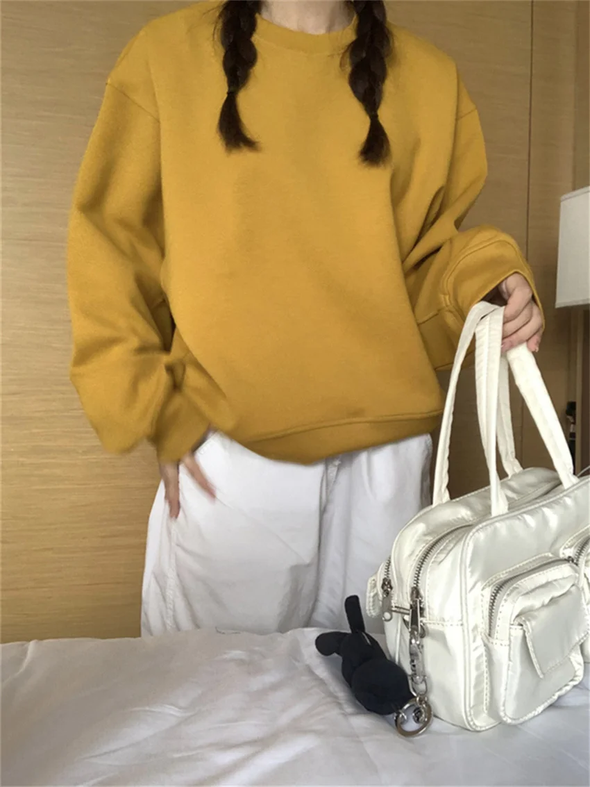 Alien Kitty 2023 Новое поступление однотонные свитшоты Женские повседневные