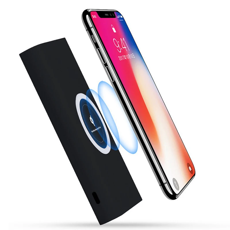 10 шт. 10000 мАч беспроводной внешний аккумулятор портативное зарядное устройство с