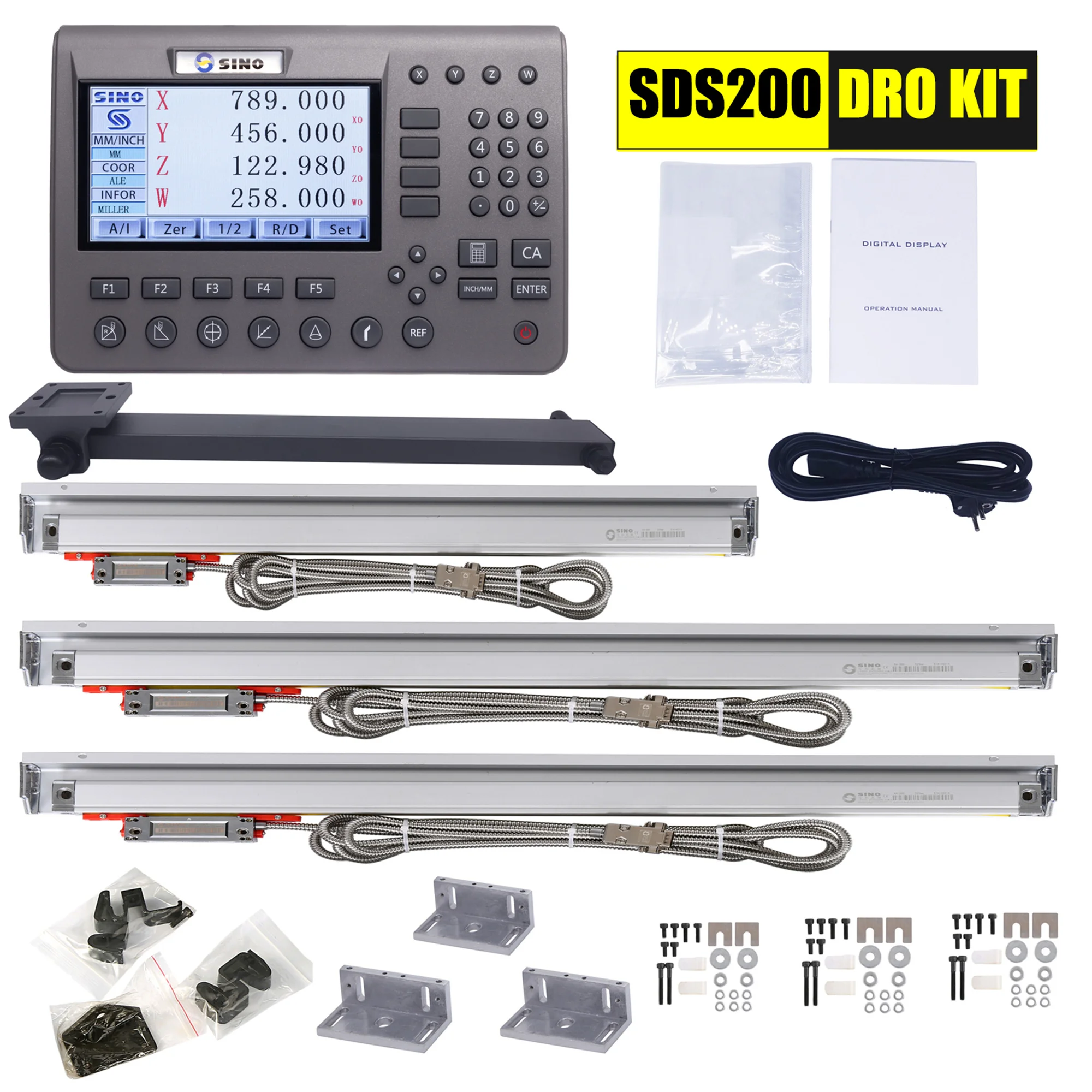 

Комплект цифровых индикаторов SINO SDS200 4 оси