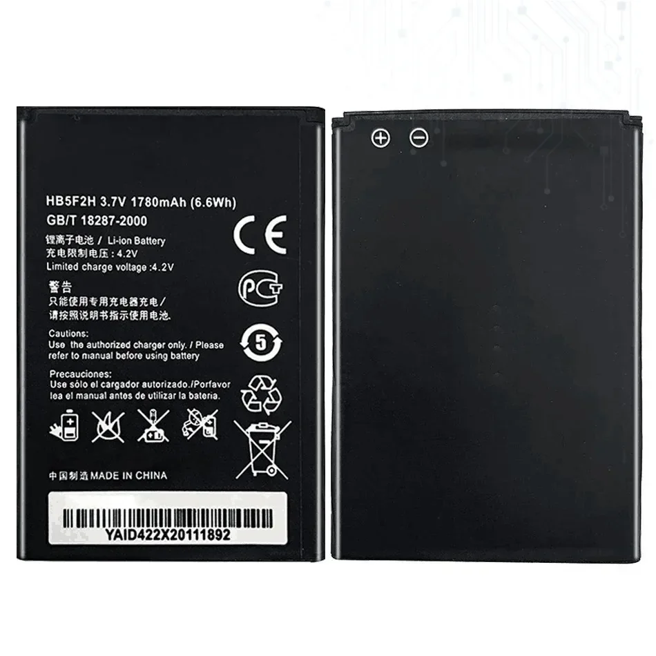 1780 мАч HB5F2H Аккумулятор для использования HB 554666 RAW Huawei Lte WIFI маршрутизатор 4G E5375 EC5377