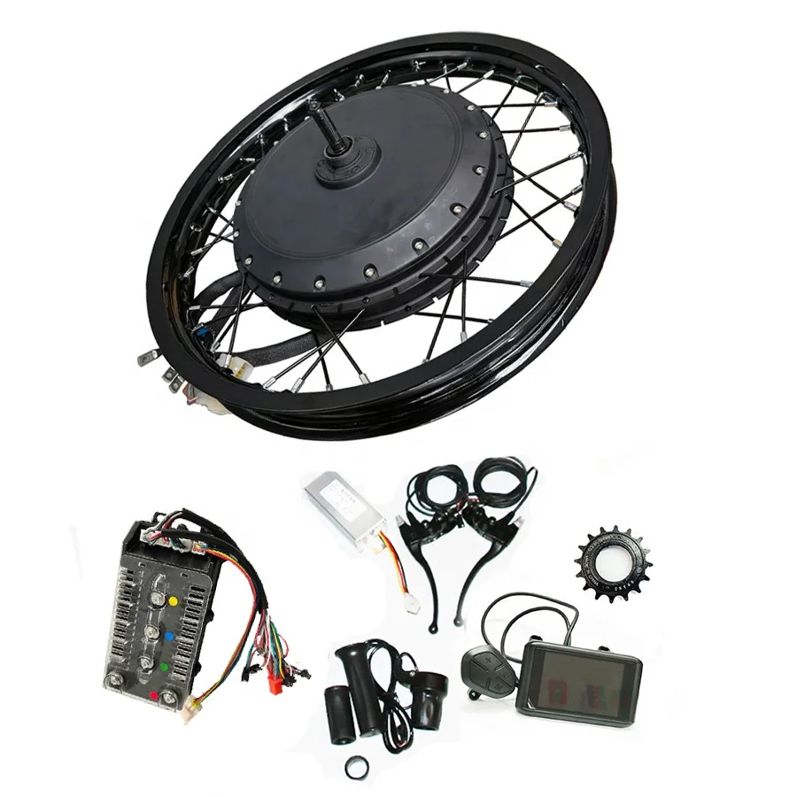 

Powerful Leili 72v 12000w Electric Bike QS Motor Conversion Kit for enduro ebike hot sale