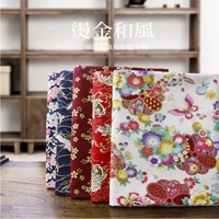 japanese hefeng bronzing cotton home fabric art hand patchwork diy fabric japanese pure cotton garment printing and dyeing fabri