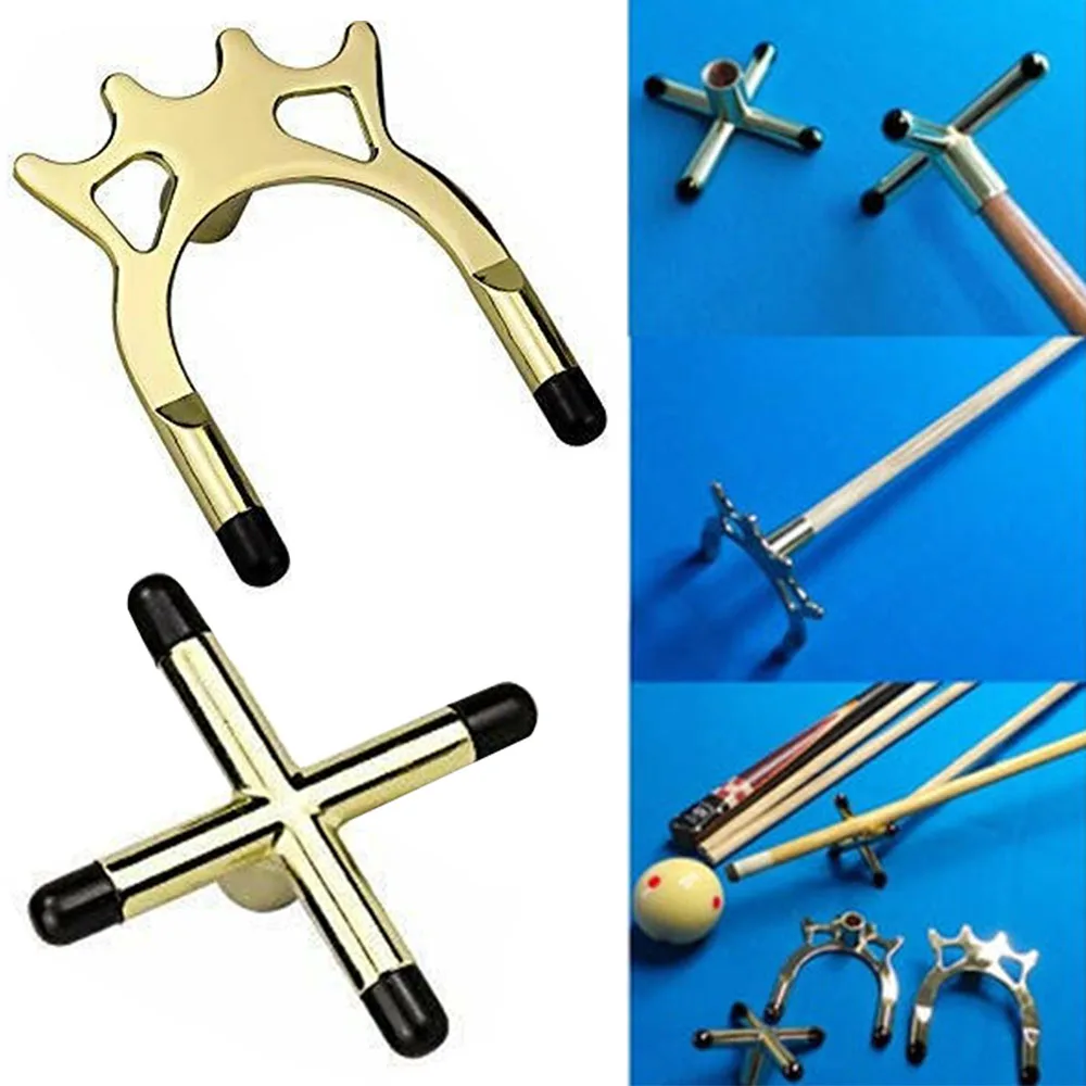 

3pcs Pool Cue Snooker Table Rest Practical Anti Slip Durable Bridge Head Portable Amateur Accessory Spider Holder Professional