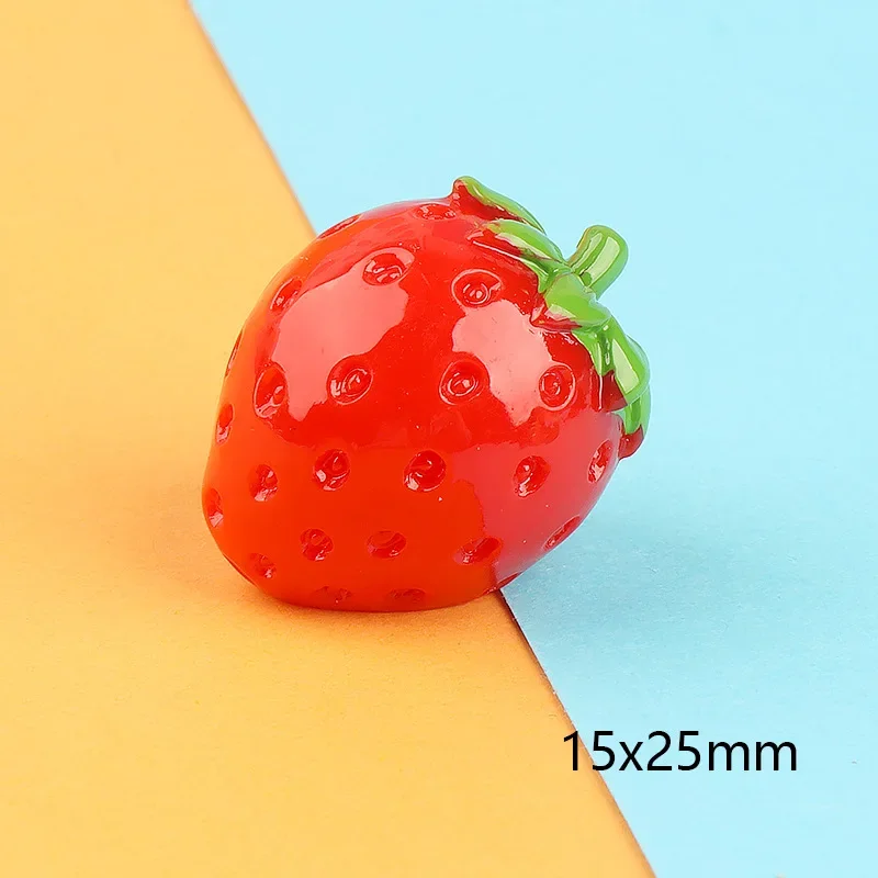 

Милые полимерные 3D мини-фигурки фруктов, миниатюры для кукольного домика, детали с плоским основанием, очаровательные аксессуары для украшения, фигурки «сделай сам»