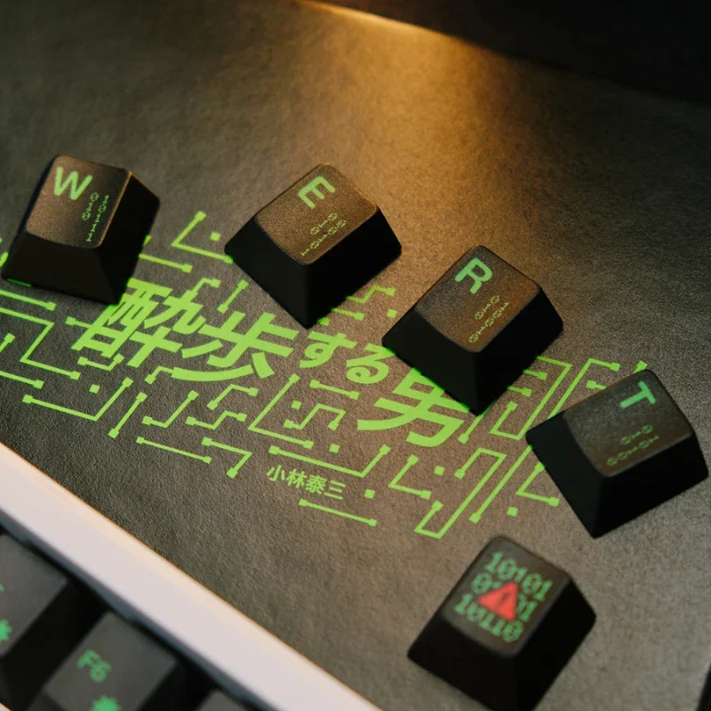 Набор колпачков для ключей на тему FBB Hacker 171 клавиш PBT сублимационная краска