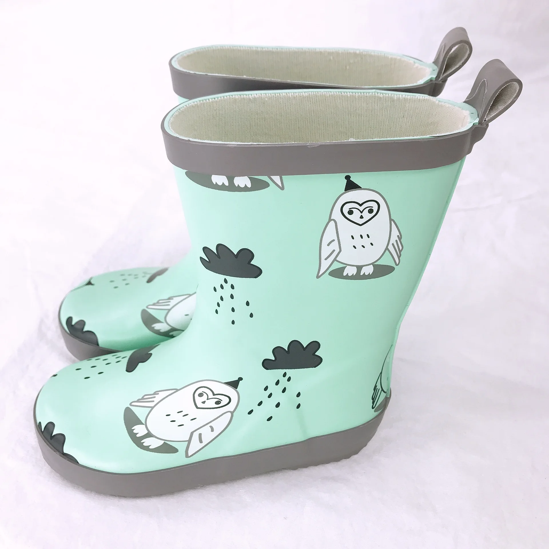 

Celveroso Rain Boots Kids Girl Cute Cartoon Printed Children's Rubber Boots Kalosze Dla Dzieci Waterproof Baby Water Shoes