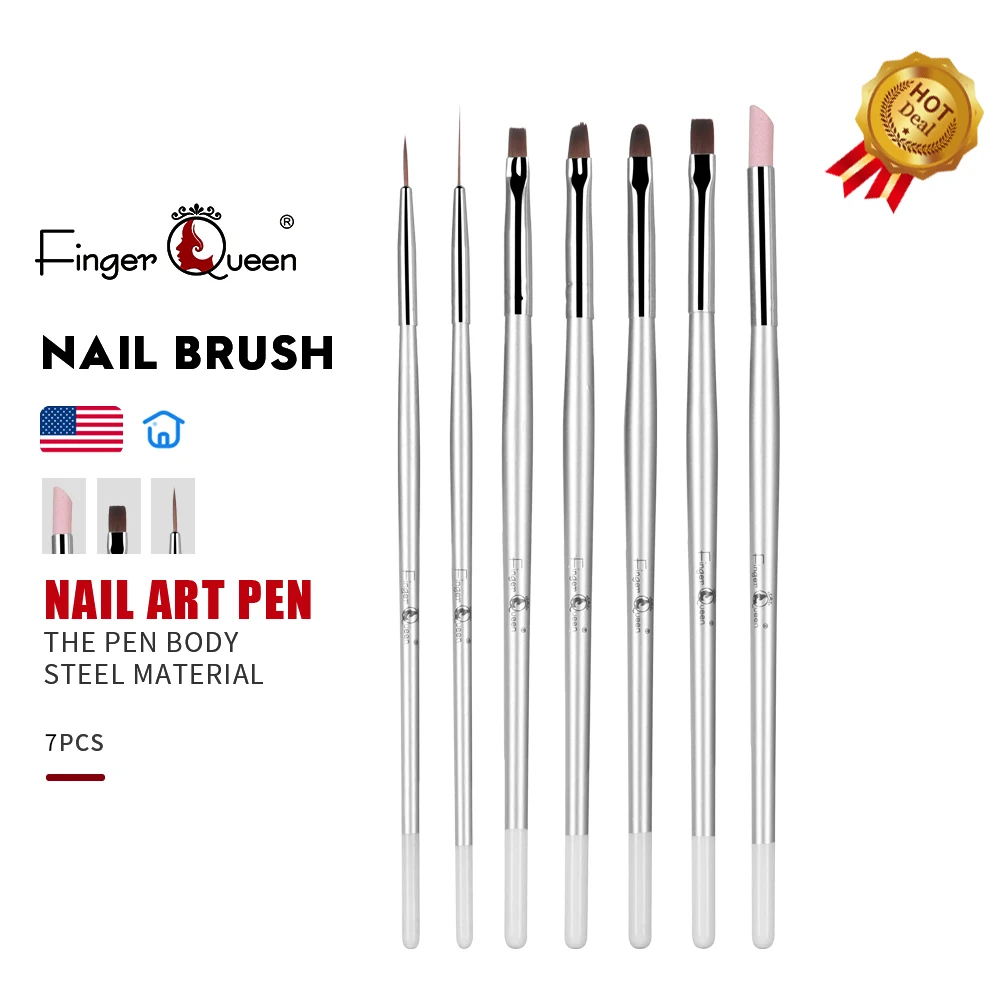 

7 шт./упаковка, жидкая металлическая пудра для дизайна ногтей