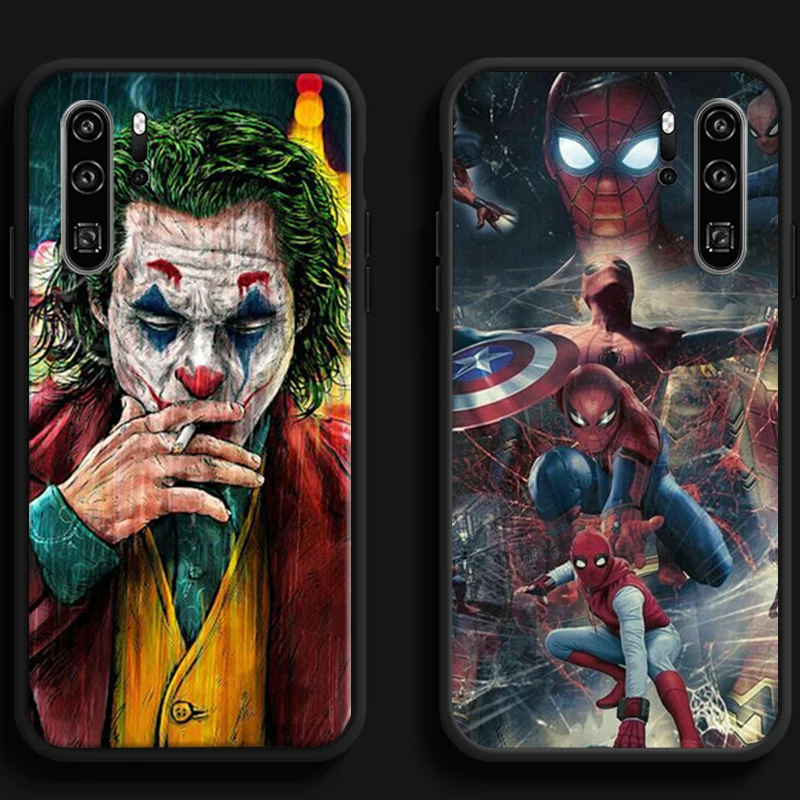 

Marvel Avengers Phone Cases For Huawei Honor Y6 Y7 2019 Y9 2018 Y9 Prime 2019 Y9 2019 Y9A Carcasa Soft TPU Funda Back Cover