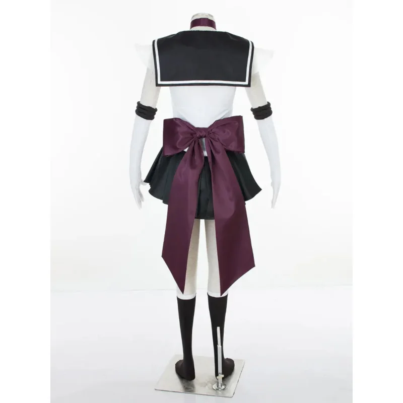 Аниме Косплей Морская звезда черное платье Сейлор Плуто мейоу сетсуна