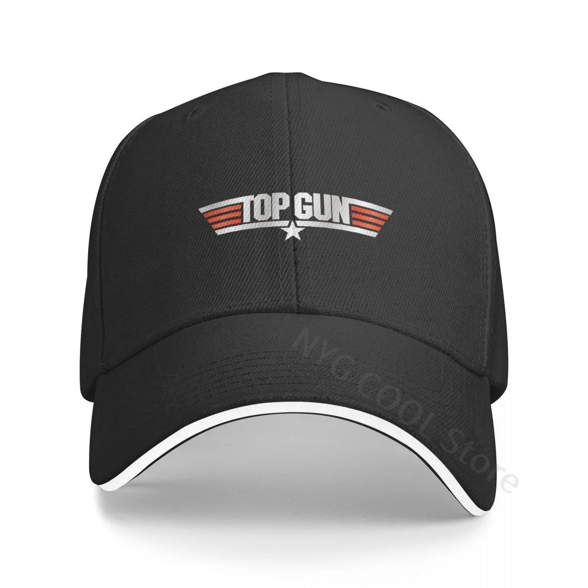 

TOP GUNS Logo Baseball Cap Summer Unisex 2023 Casual Sandwich Baseball Cap Personalized Casual Hat