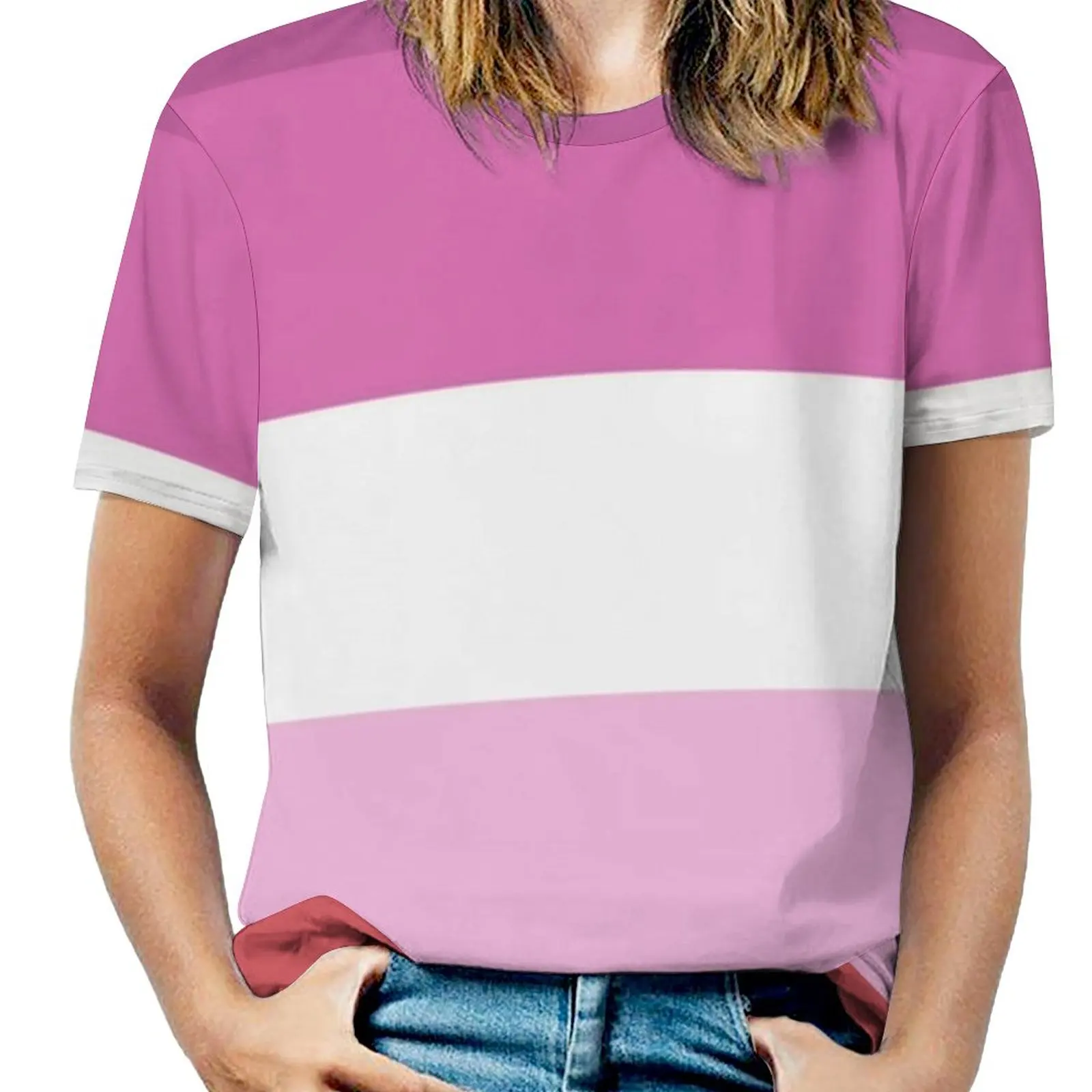 Женская футболка с коротким рукавом открытыми плечами