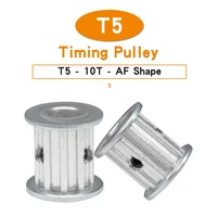 timing pulley t5 10t bore size 566 3578 mm alloy wheels af shape teeth pitch 5 mm match with t5 width 1015 mm timing belt