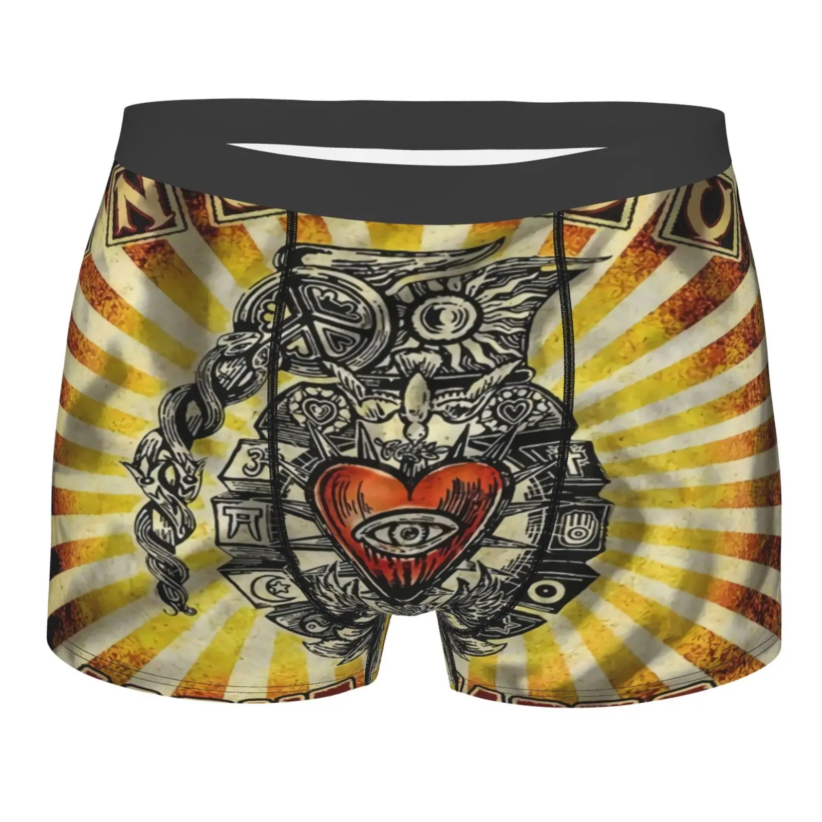 

Трусы-боксеры Incubus мужские с гранатами, светильник кантное нижнее белье