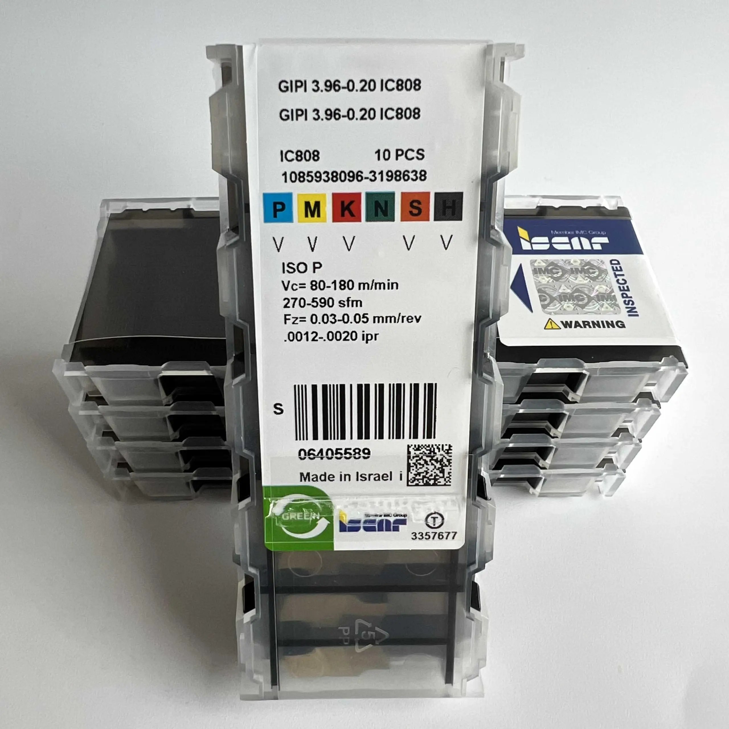 Oryginalne ostrze GIPI3.96-0.20 IC808 / CNC z węglików spiekanych 10 sztuk