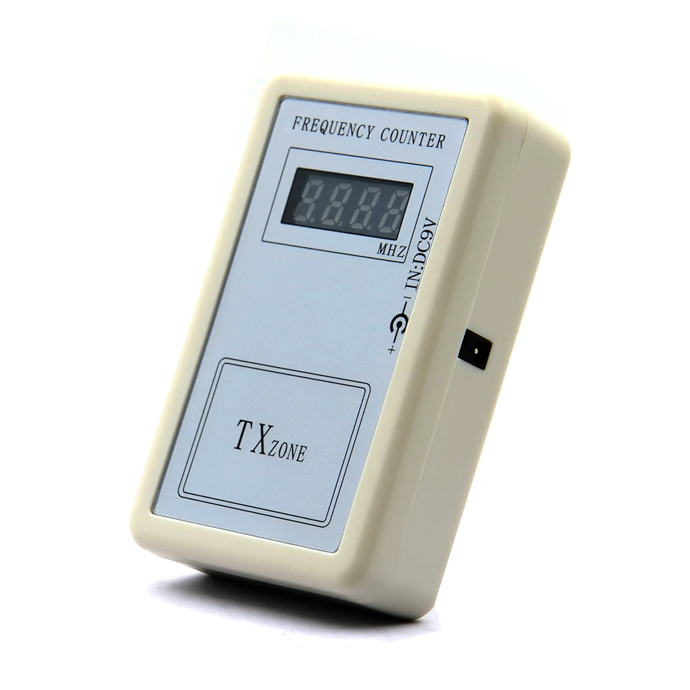 

DC7.5-10V Frequency Counter Indicator Detector 250-450MHZ Cymometer Remote Control Transmitter Frequency Meter Scanner Wavemeter