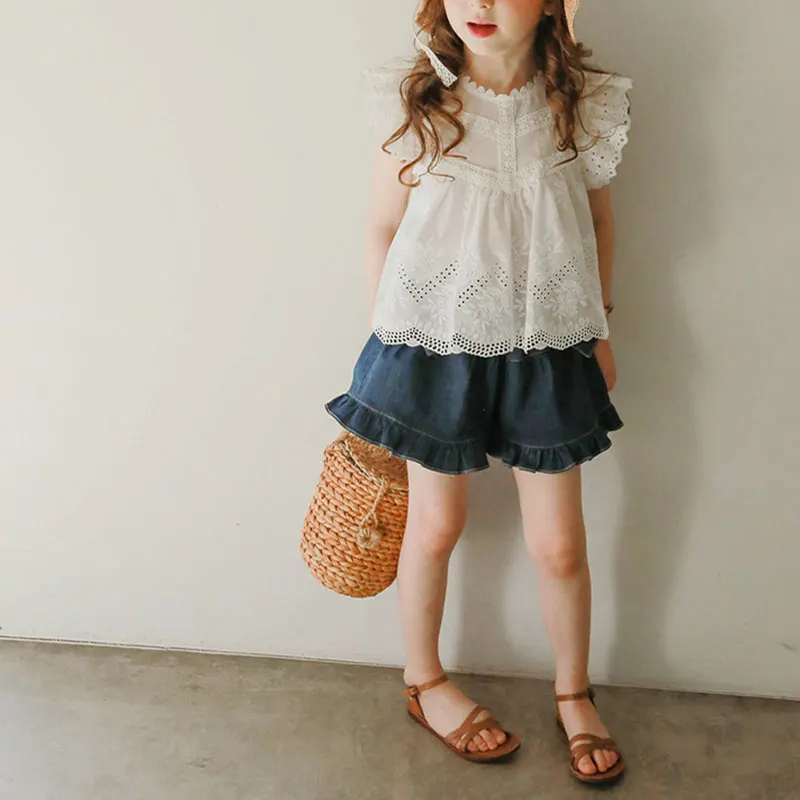 Freely Move Children Shorts Denim Shorts For Girls Shorts Toddler Panties Kids Beach Short Cute Pants Girls