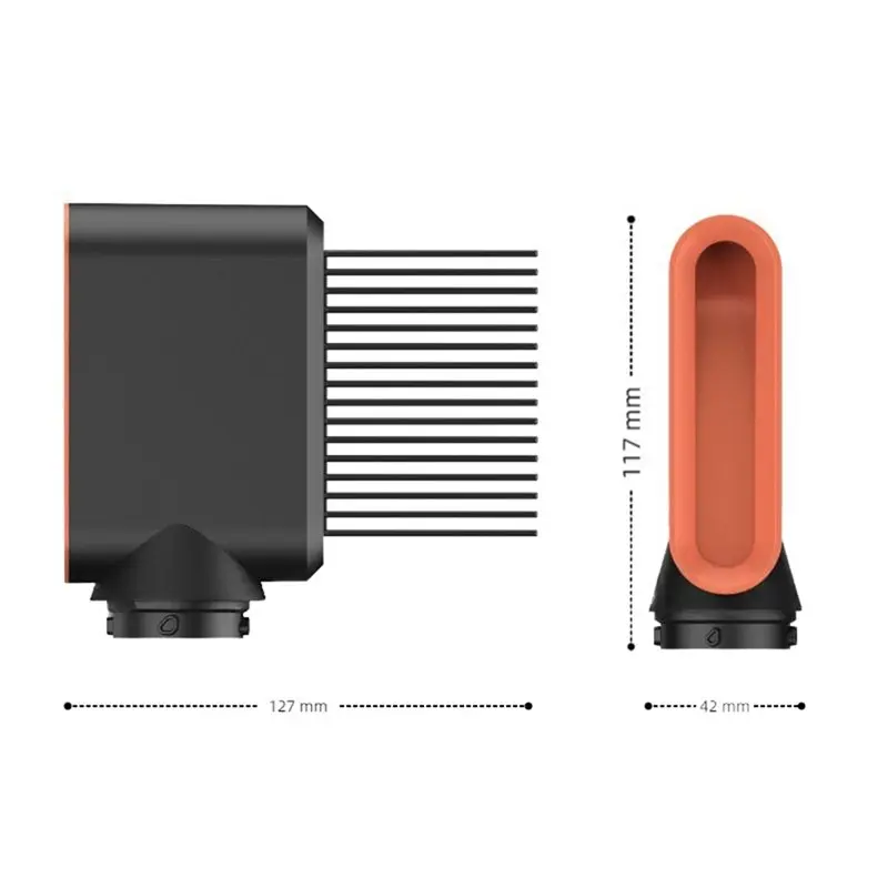 Фото Насадка-расческа с широкими зубьями A98G для Dyson Airwrap HS01, HS05, HS08, щетка-фен для предварительной укладки кудрявых и вьющихся волос, сменная деталь №3