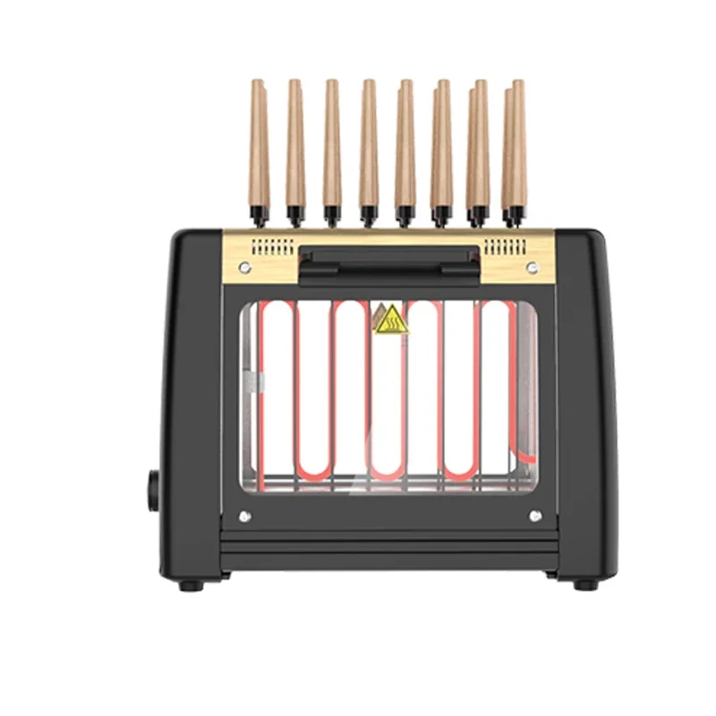 Бездымный роторный электрический гриль 220 В/1200 Вт для барбекю бытовой