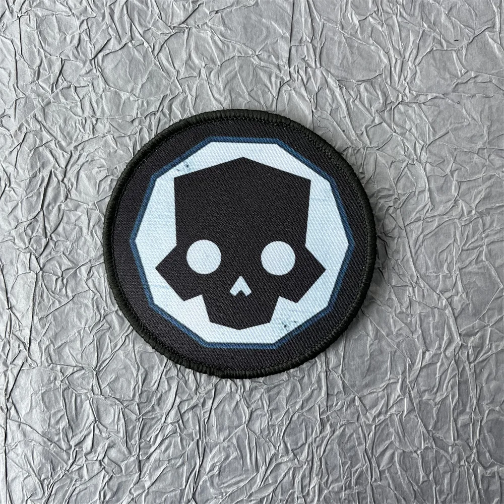 Нашивка с принтом Hell Diver нашивки черепом крючком и петлей тактические военные