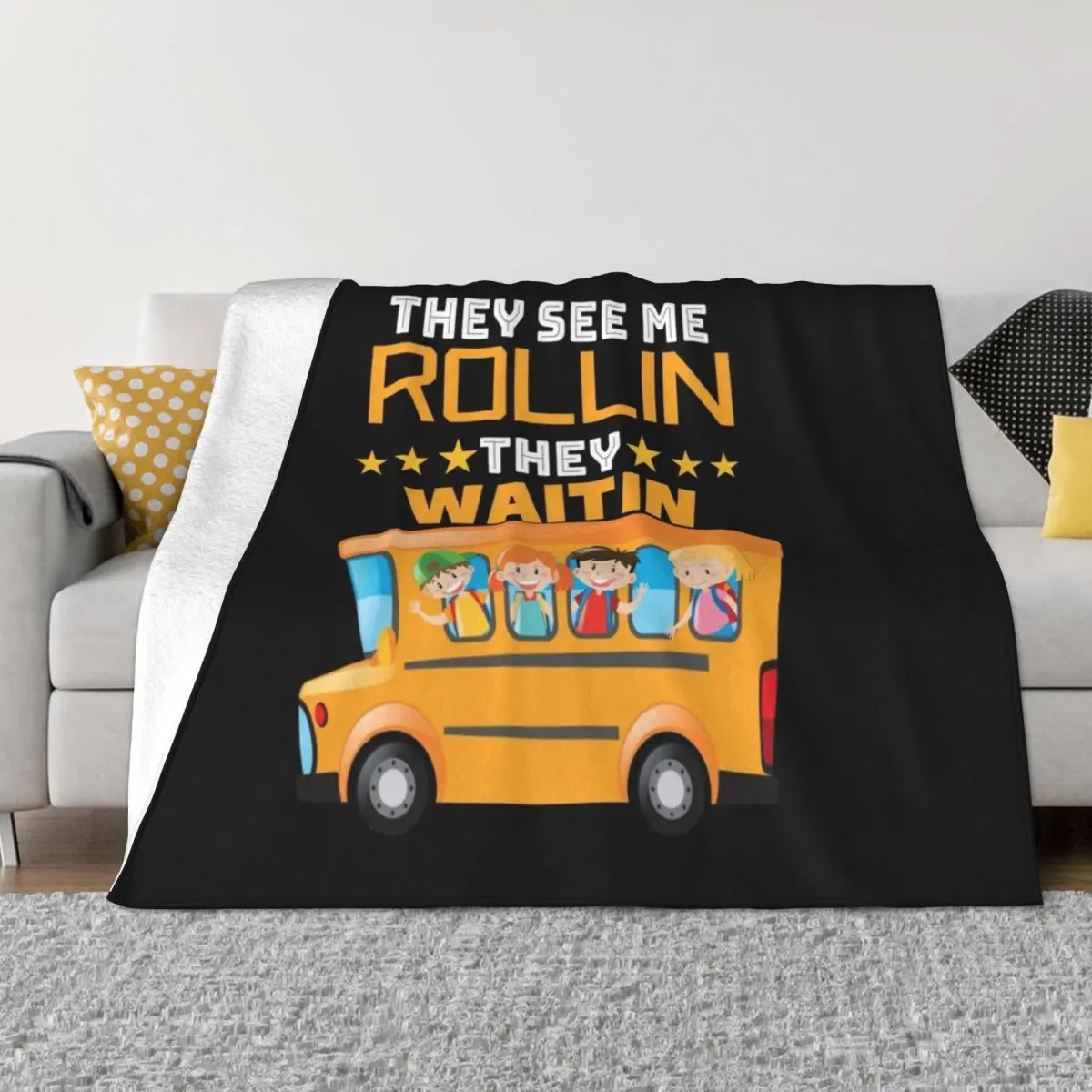 Подушка для школьного автобуса хороший подарок забавный водитель меня видят