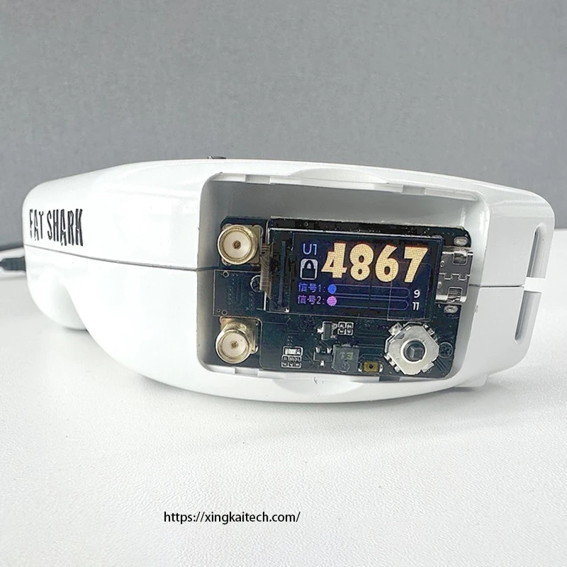 Модуль приемника с двойной антенной 4 9G 5 8G 6G PLUS 70CH FPV VRX прямым подключением