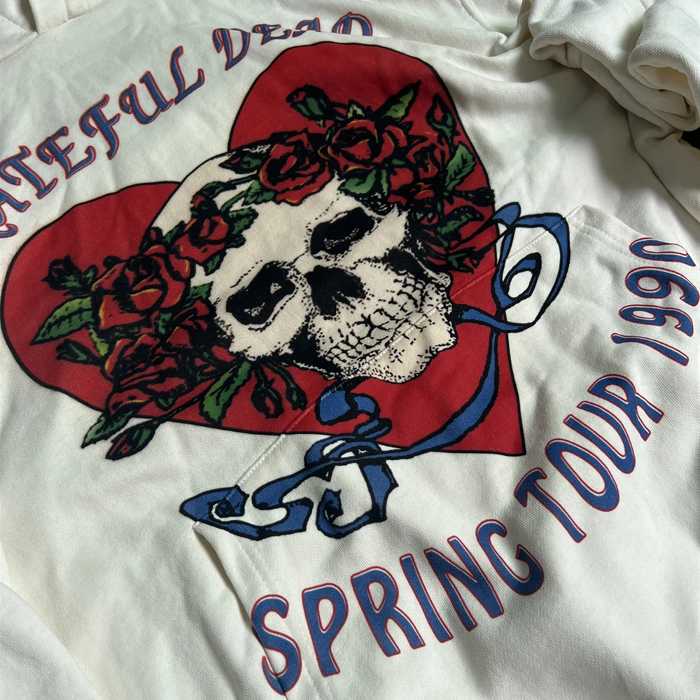 Мужская винтажная толстовка с капюшоном из натурального хлопка