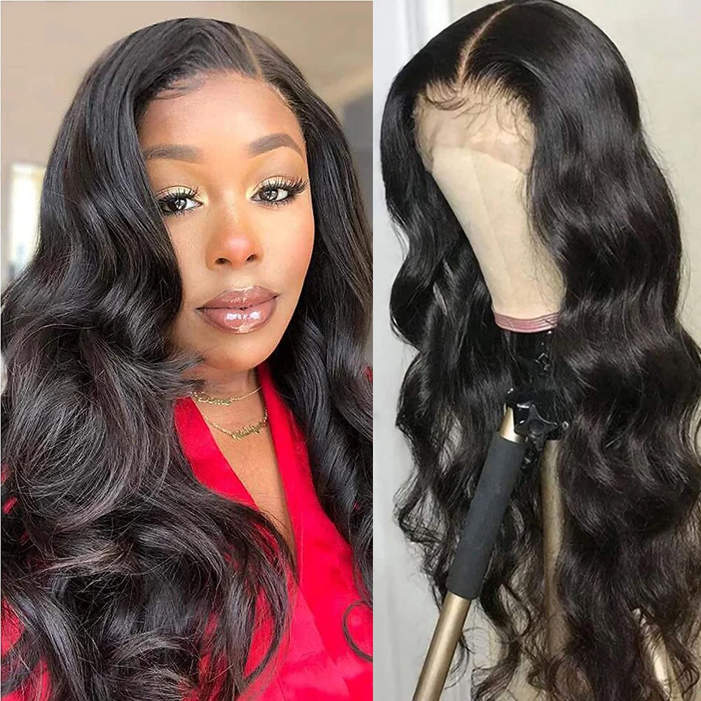 

Brazilian 30 32 Inch Body Wave 13x4 13x6 Transparent Lace Front Human Hair Wigs For Women 4x4 Lace Closure Wig Pre Plucked Hair
