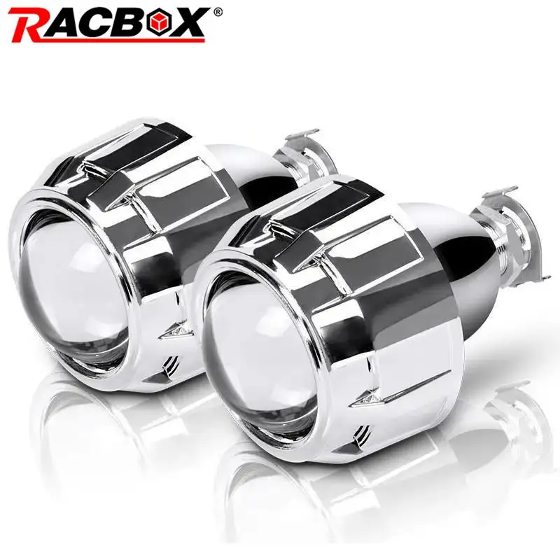 2 5-дюймовые мини-биксеноновые линзы для проектора фар H7 H4 9005 9006 модернизированные