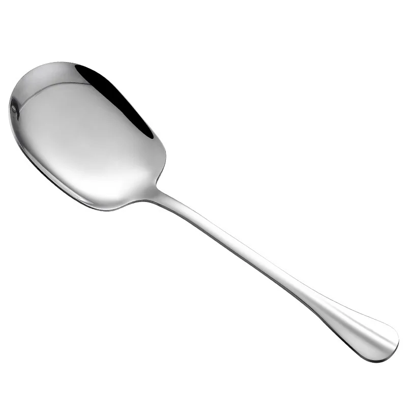 

Ladle Stainless Steel Serving Spoons Long Handle Spoon Cheap Home Utensils Tableware Kitchen Ware Large Cutlery Big Buffet Rice