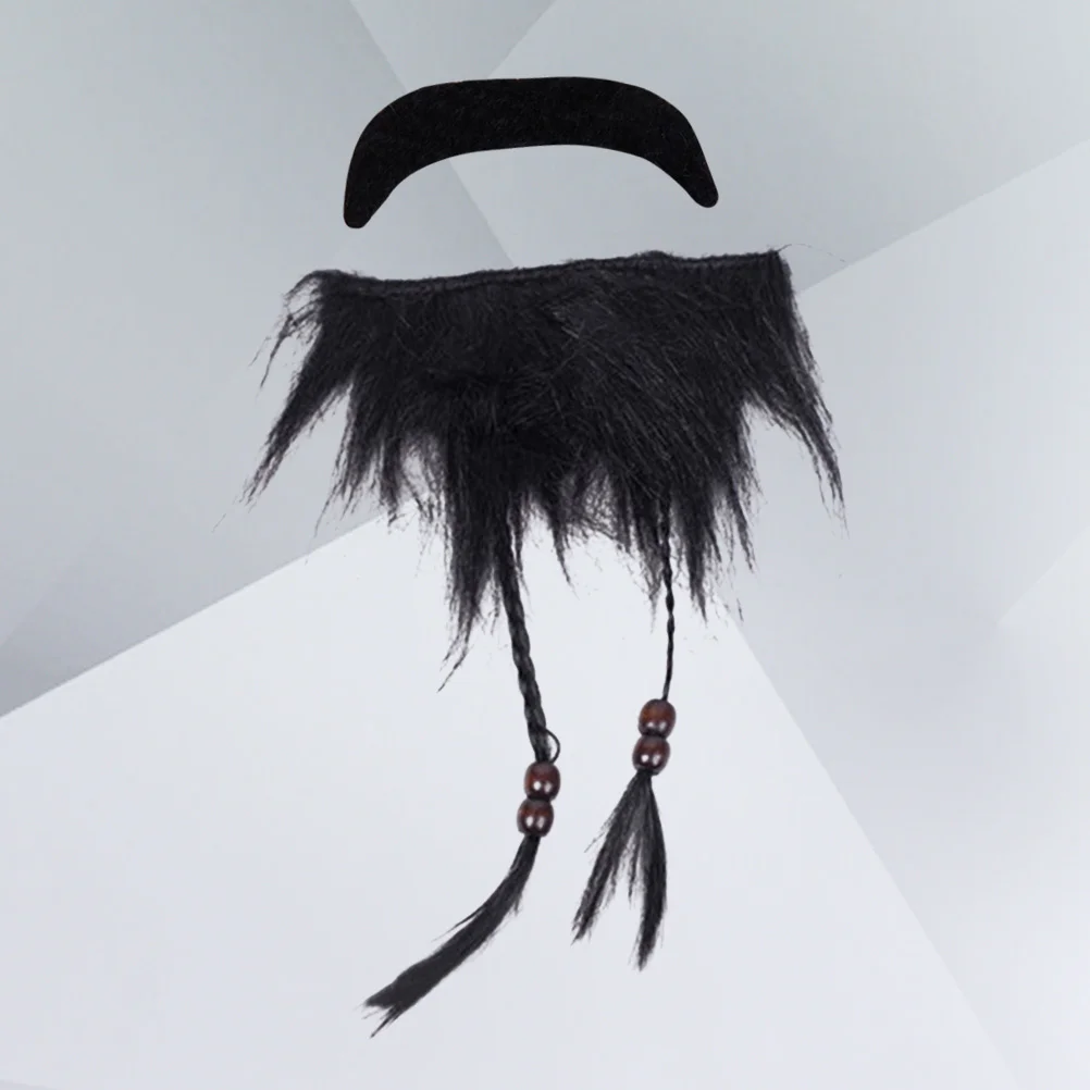 

Cosplay Moustache Halloween Beard Pirate Props Party Prom Supplies Favor Pirated