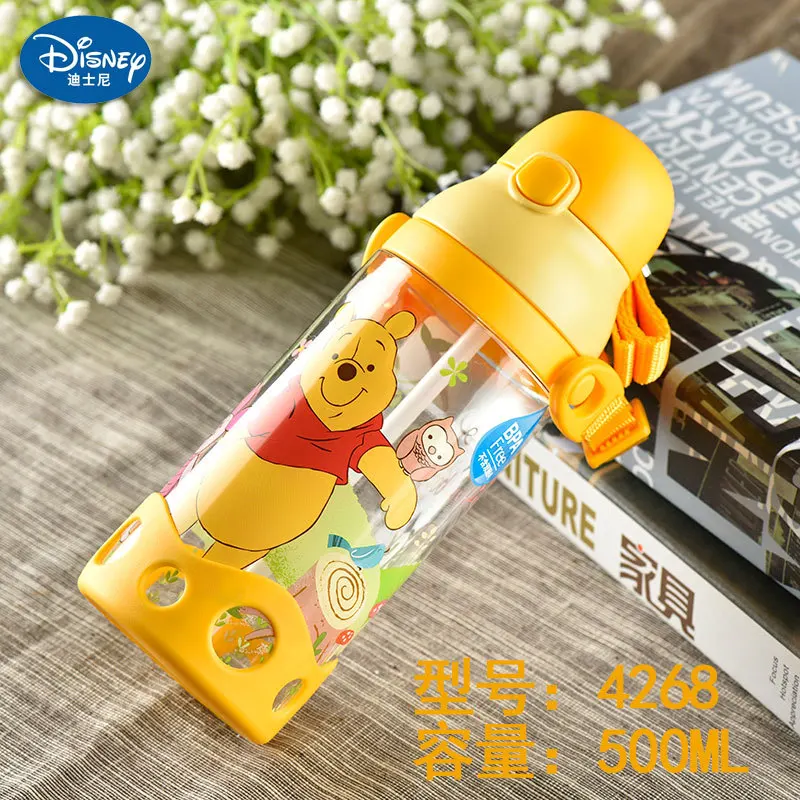 Детская бутылка для воды Disney с соломинкой детей Диснеевская школы детская -