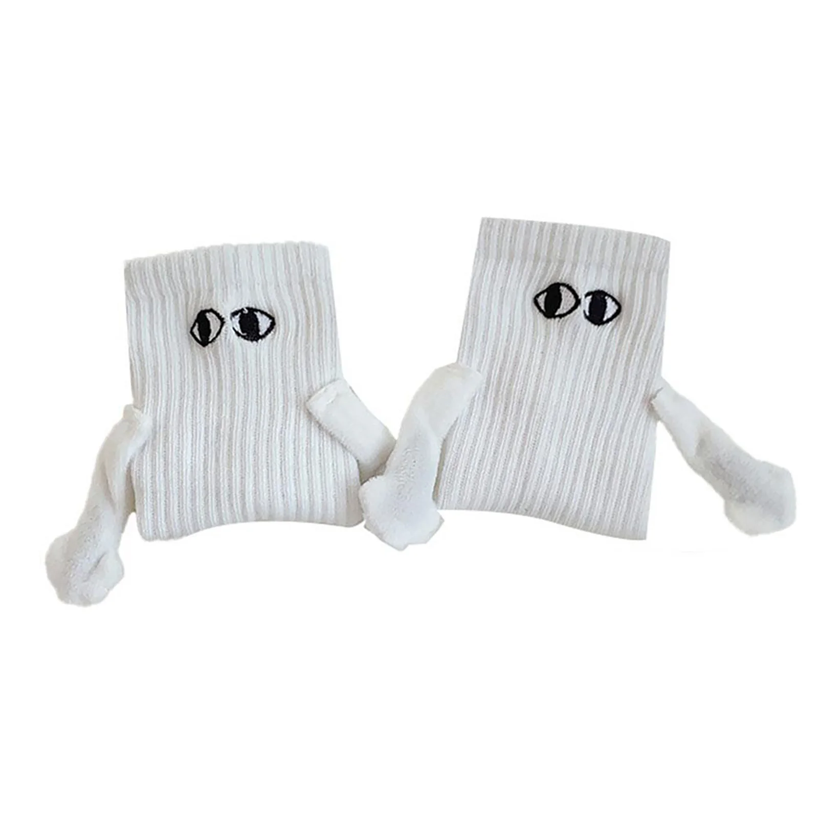 

New Hot Magnetic Hand Holding Sock Funny Magnetic Suction 3D Doll Socks for Lovers Couples Husband and Wife