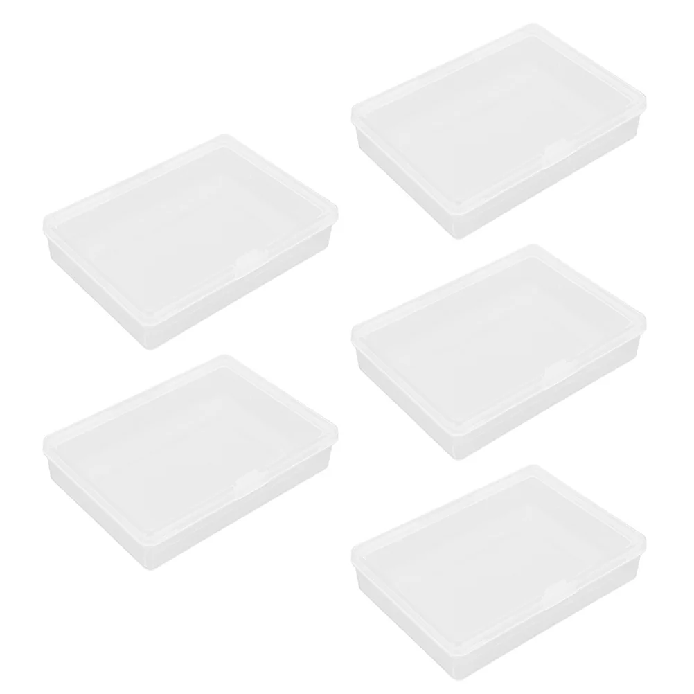 

Cardstorage Case Box Playing Poker Organizer Boxes Rectangular Emptycontainer Gaming Trading Game Aming Deck Holder Clear