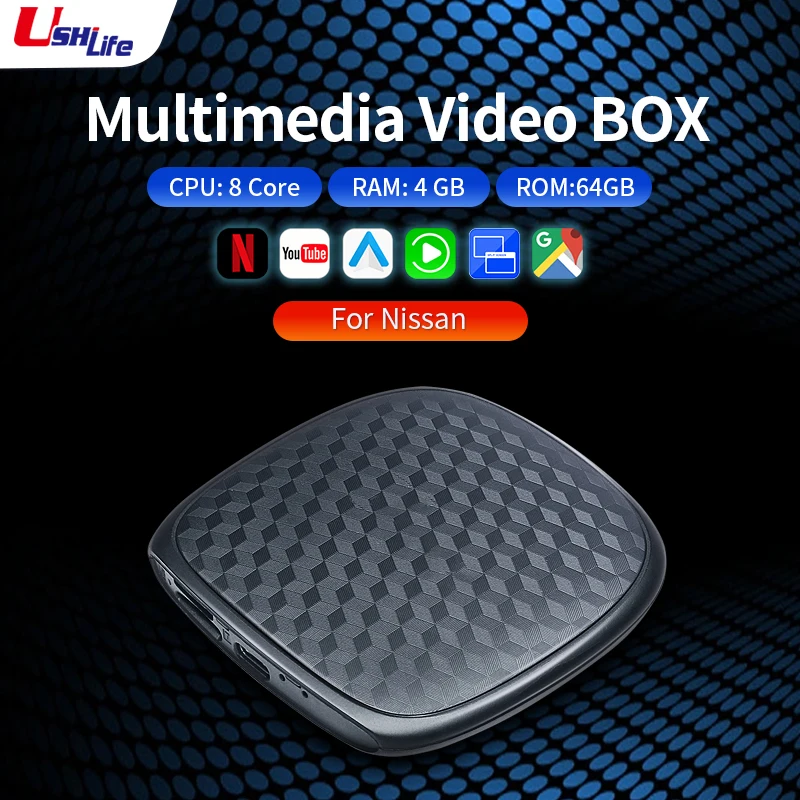 

Android 9.0 система Carplay AI Box для Nissan Lexus Subaru Toyota Honda Infiniti Mazda 2017-2022, мультимедийная коробка Carplay 4 + 64 ГБ
