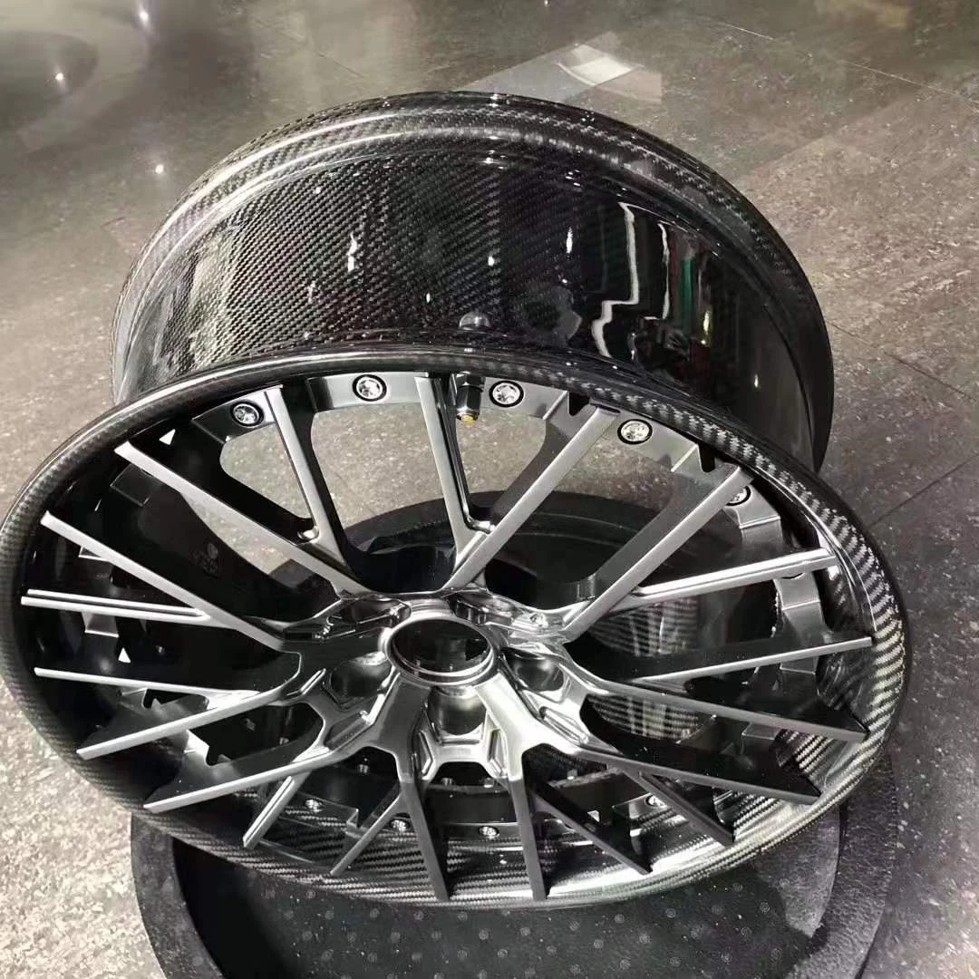 

New Technology 19 20 21 22 Custom Carbon Fiber 2-Piece Wheels