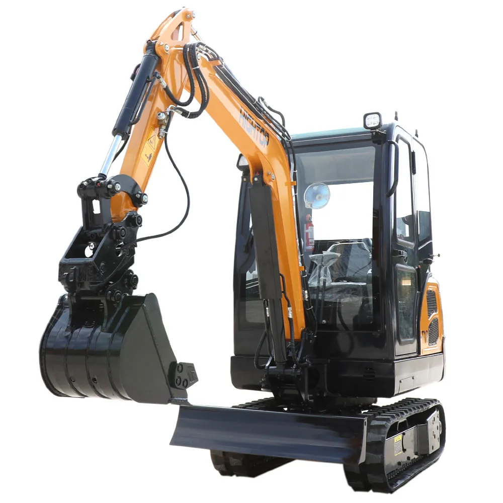 Closed Cabin Factory 1800kg Mini Excavator Micro Digger for Outlets