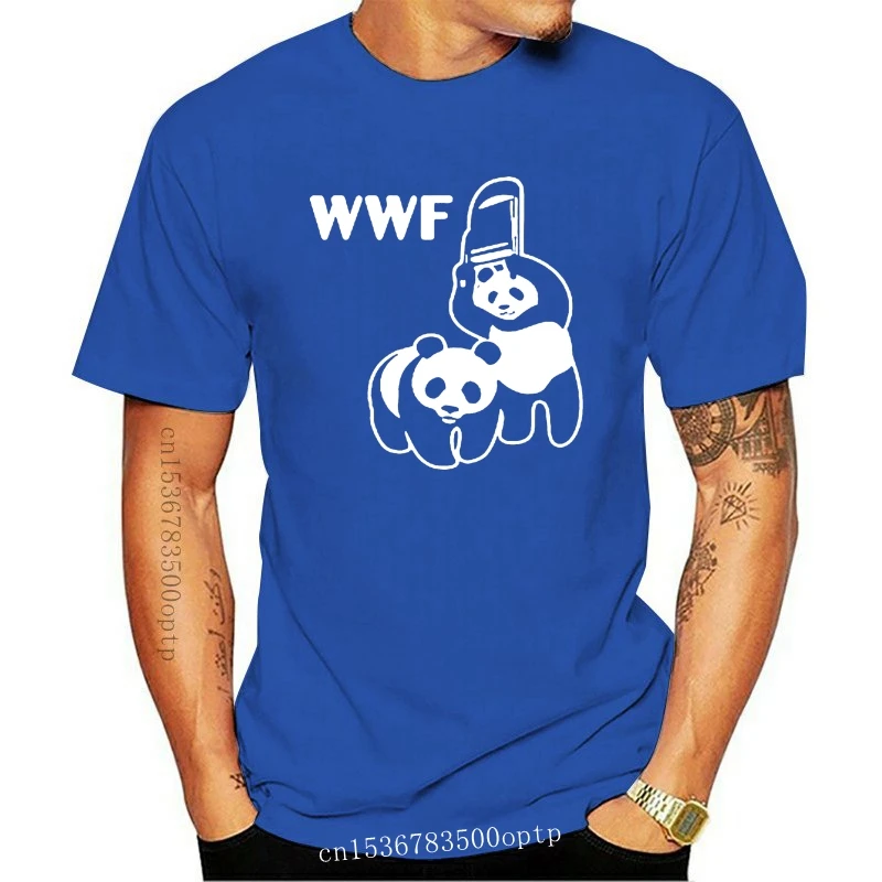 

Camiseta con logotipo divertido de PANDA, camiseta de parodia de la Organización de la WWF, tallas S a 3XL, tallas de EE. UU. EM