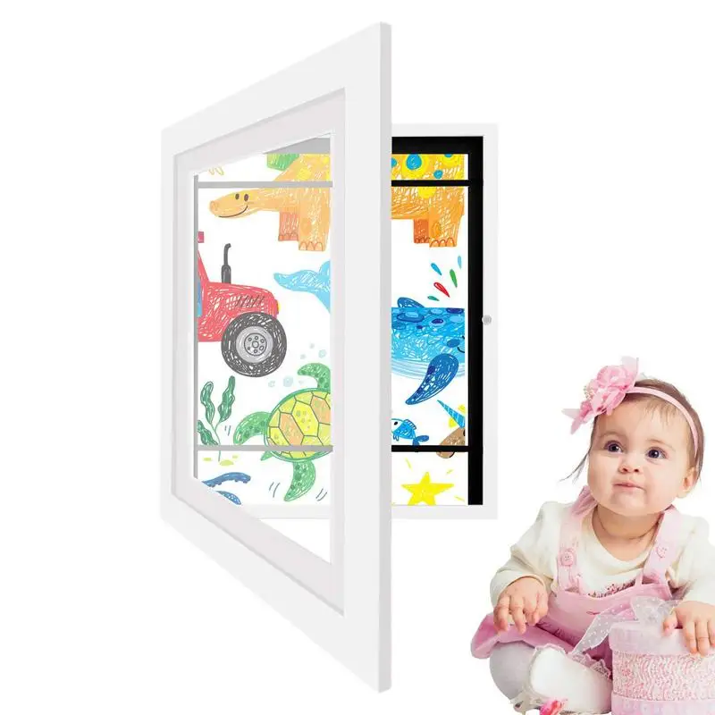 

Детская художественная рамка, открывающаяся спереди художественная рамка, детская художественная рамка для детских рисунков, художествен...