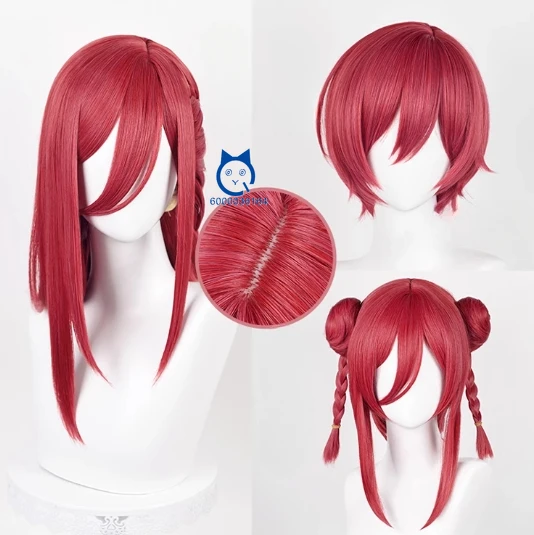 Hyoma Chigiri горячий косплей китайский стиль мраморная голова имитация кожи головы