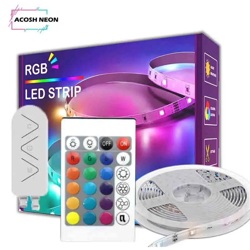 Светодиодная лента WIFI TUYA RGB с дистанционным управлением и приложениями для