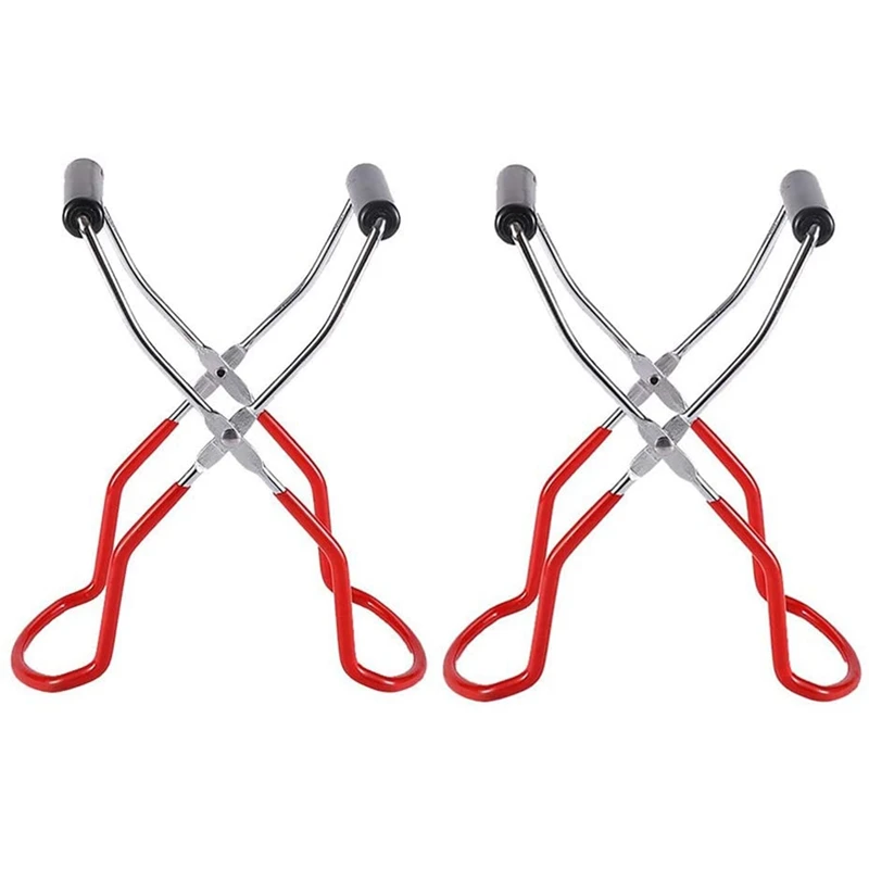 

JEYL Canning Jar Lifter Tongs Stainless Steel Jar Lifter With Grip Handle Canning Jar Lifter Tongs For Safe And Secure Clip