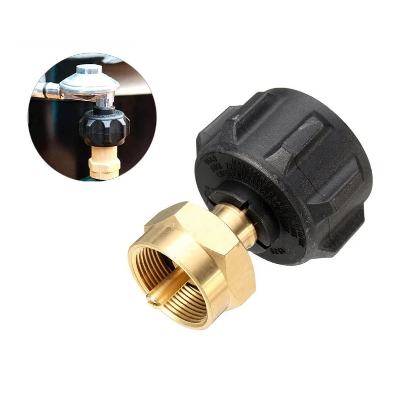 

Camping Outdoor Cooking Adapter Propane Regulator Adapter Brand New Copper Alloy Easy To Install High Quality Safe