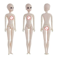16 bjd nude doll body 30cm fashion accessories 24 joints white skin diy dress up toy for girl