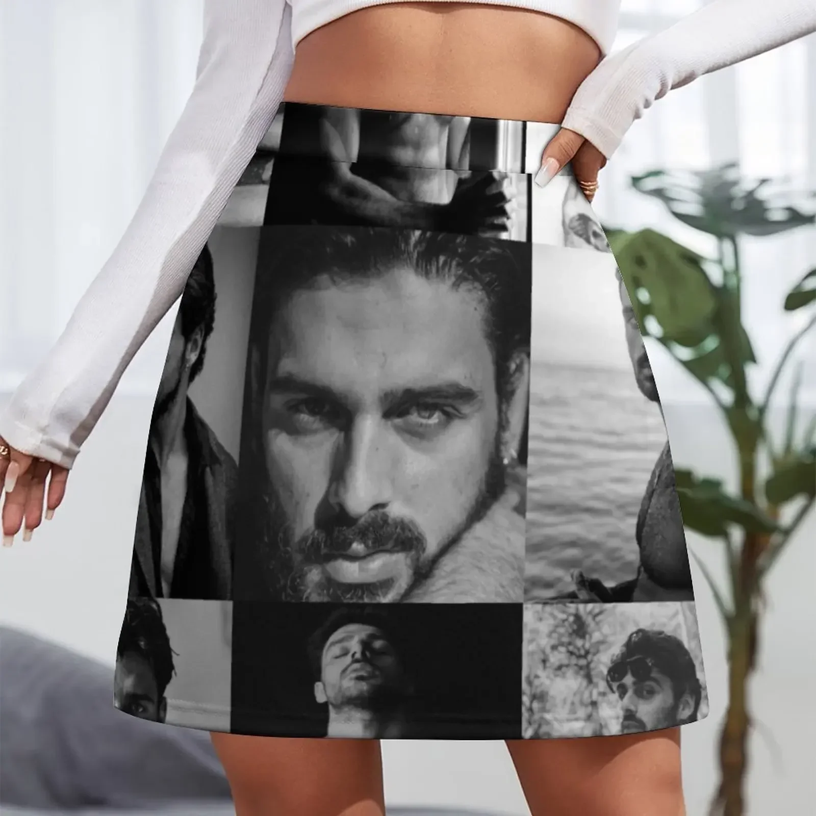 Мини-юбка Michele Morrone юбки лето 2024 женская короткая юбка женское летнее платье в