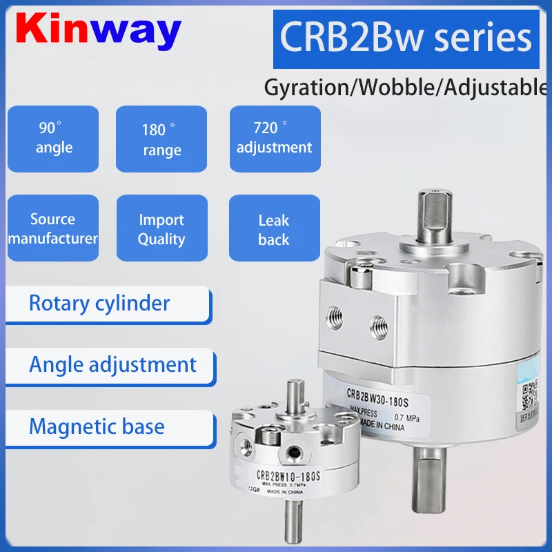 Пневматический 90-градусный зажим и прессование вращающегося цилиндра