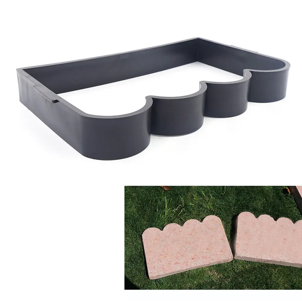 

Fence Concrete Mold Garden Fence Cement Mold Lawns Sidewalks Edging Brick Concrete Pouring Mould for Creating Sidewalks Paths