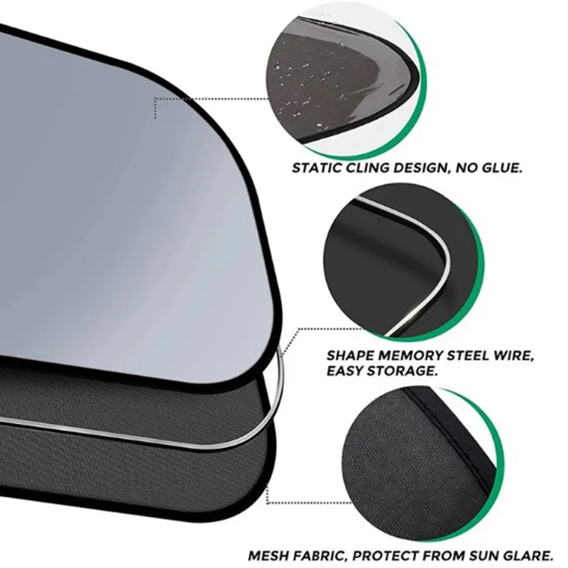 2/4 шт. универсальные автомобильные солнцезащитные козырьки