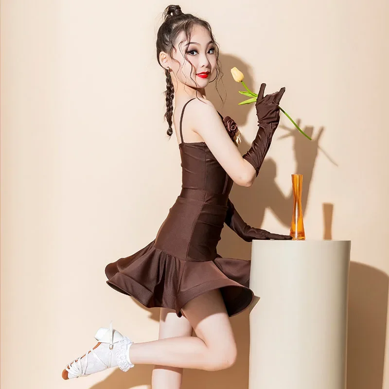 Новинка весна-лето платье для латиноамериканских танцев в иностранном стиле