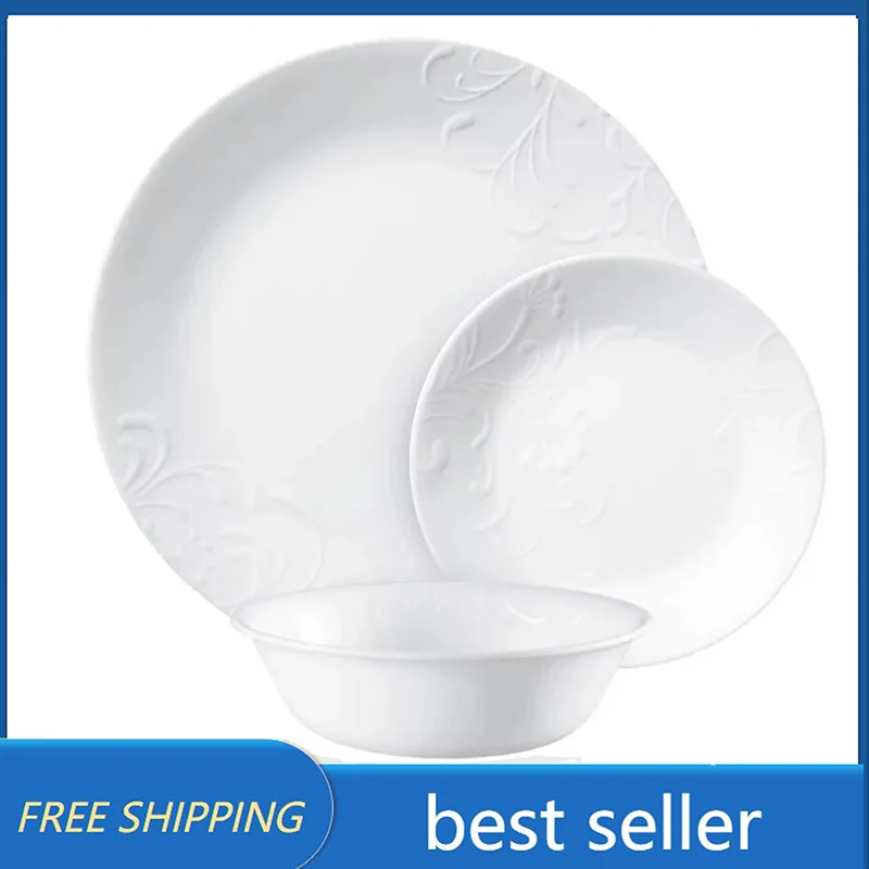 Home/Kitchen/Dining & Entertaining Corelle Madeline Embossed